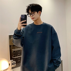 秋冬德绒卫衣男潮流时尚休闲卫衣男WY963-P35，男装卫衣，星座210-1