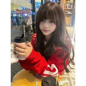 1506-1/Q90400/P59美式潮牌印花开衫连帽宽松休闲百搭拉链外套图片