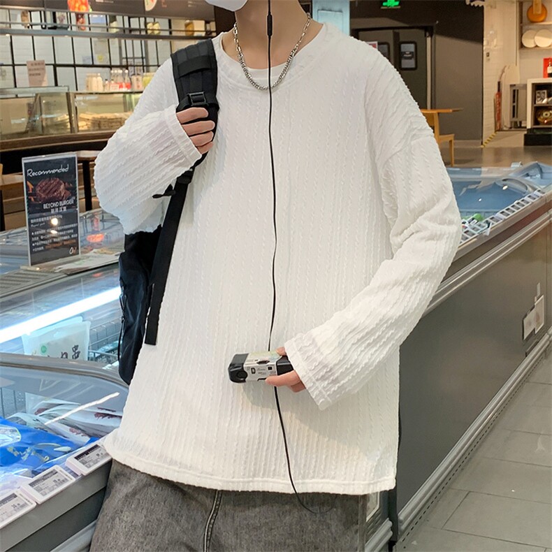 男圆领T恤宽松长袖T136P35,男装T恤,星座1116-2