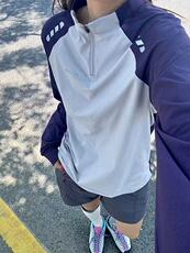 户外美学！春夏男女款吸汗透气运动健身跑步长袖TJSS12P35，男装T恤，电商D256A(原A064A)