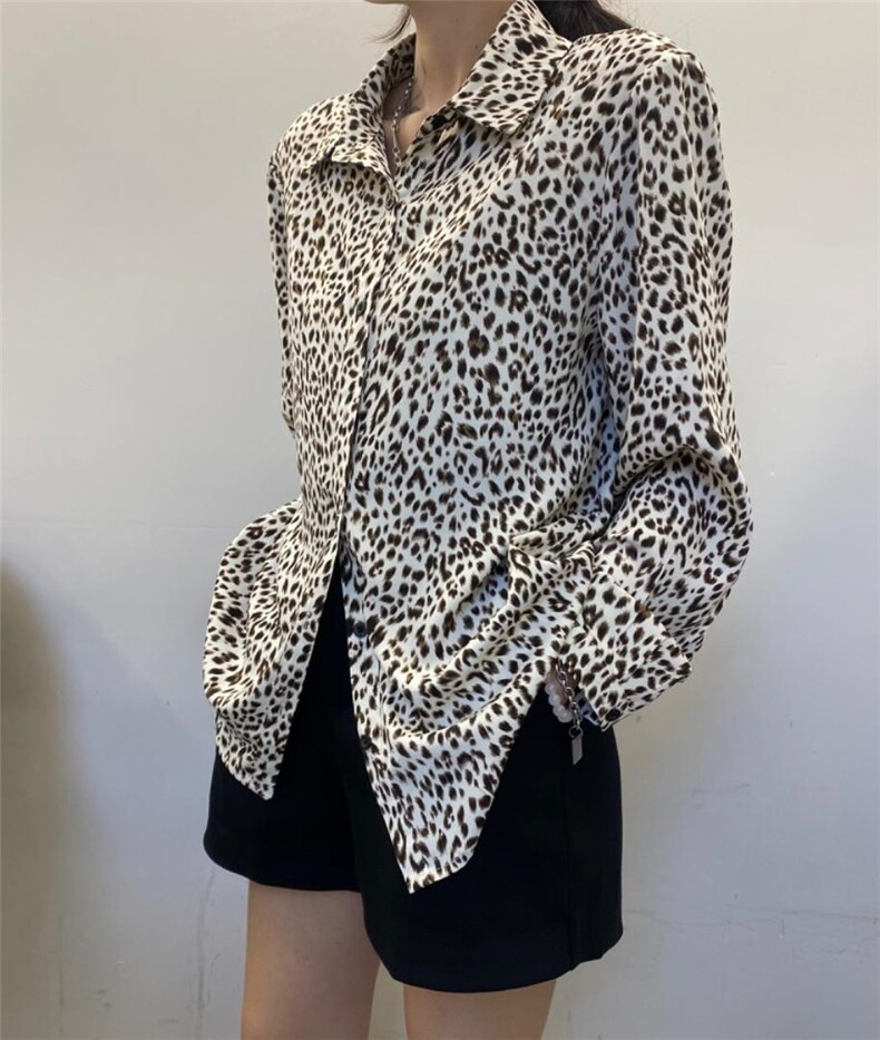 豹纹衬衣，其它，麦缇诺