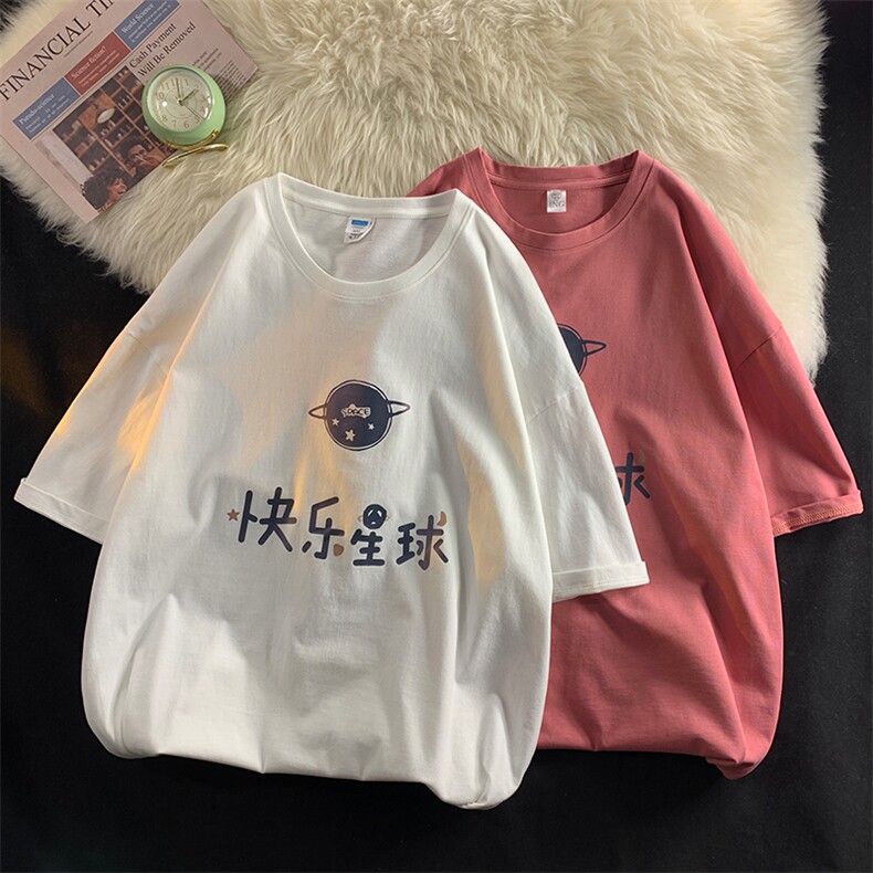 夏季港风宽松大码休闲短袖T恤衫男上衣D201-DM99-P25图片