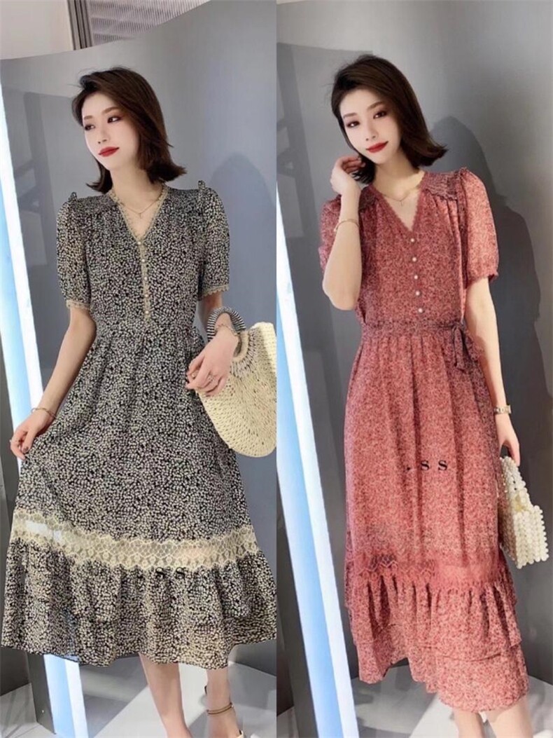 【夏季新款】高档次仿连衣裙，女装连衣裙，梦中秋月