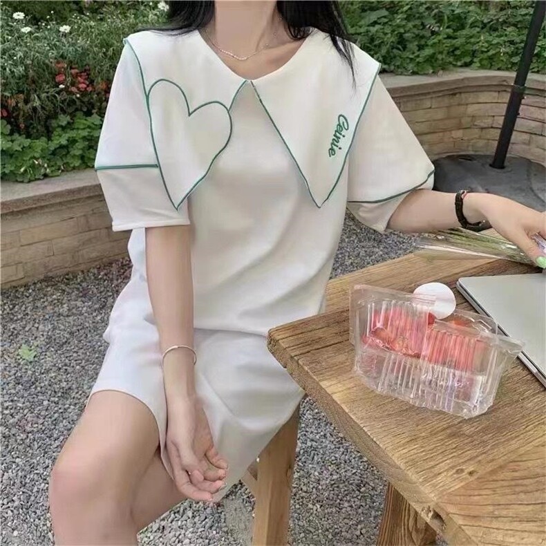 爱心刺绣裙，其它，一杭