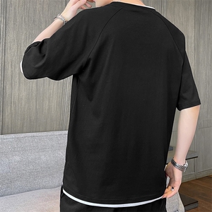 短袖t恤店主风男士圆领潮流体桖夏季衣服TC3011-P25图片