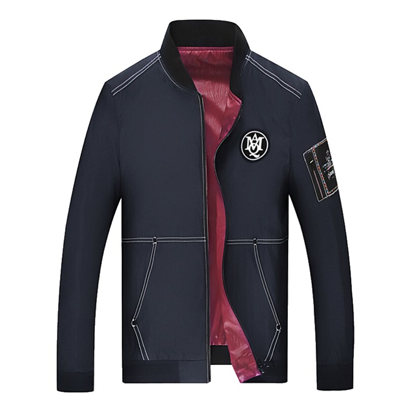 2021春秋装男士夹克衫加肥大码两面穿商务夹克外套L-8XL18006P115,男装夹克,星座802