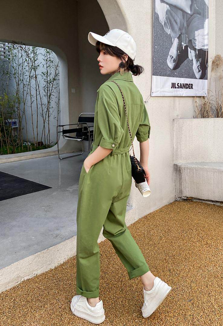 夏季新品牛仔连体裤热销款，女装连体裤，迈裳亿