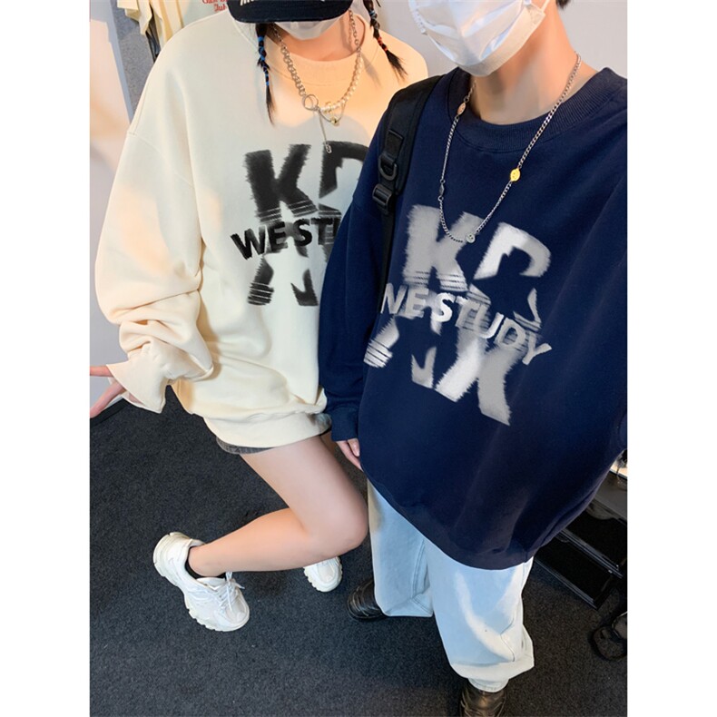 ！圆领卫衣男装港风长袖T恤男外套男WY155-P28,男装卫衣,电商B367