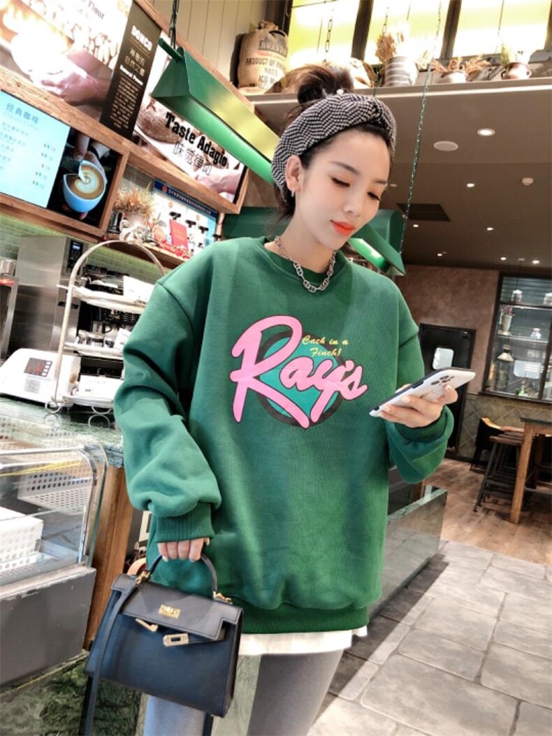 加绒卫衣，女装卫衣/绒衫，一杭