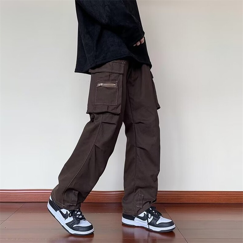 冲锋裤男春秋高街潮牌美式户外机能风工装裤子G38P42,男装休闲裤,星座1116-2