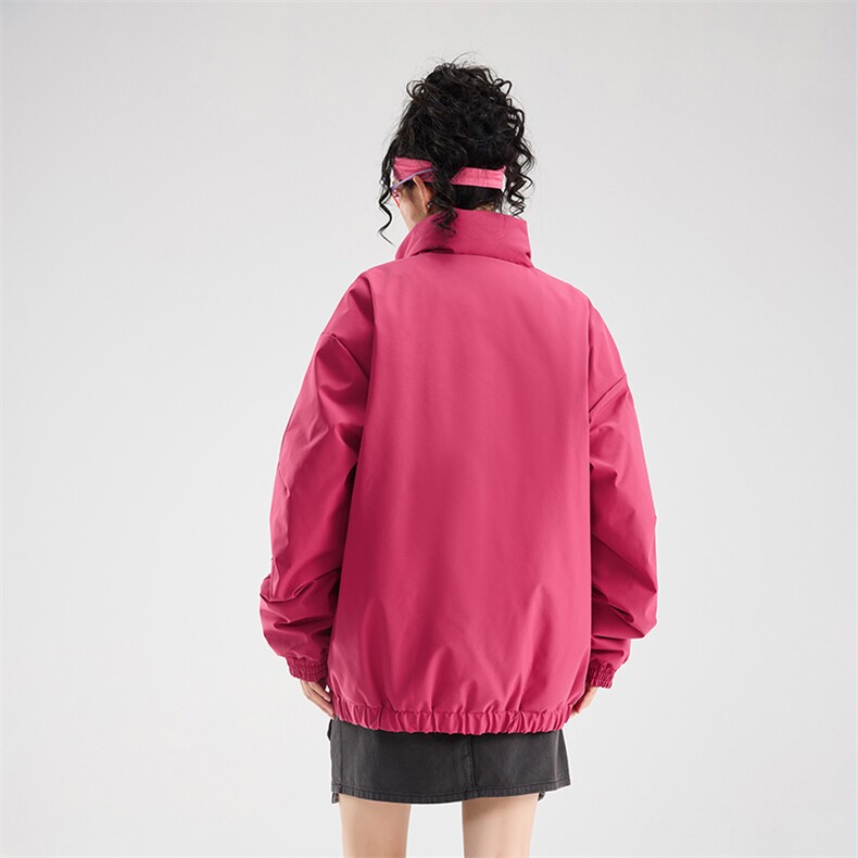 冬季美拉德立领棉服潮流百搭纯色棉衣撞色棉服外套HY8822-P75,男装棉衣,星座610B-1