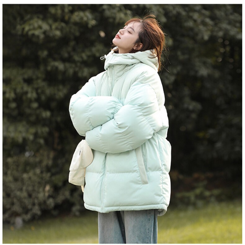 棉服撞色拼接灯芯绒外套男生冬季棉衣情侣装棉袄子M810-P85图片