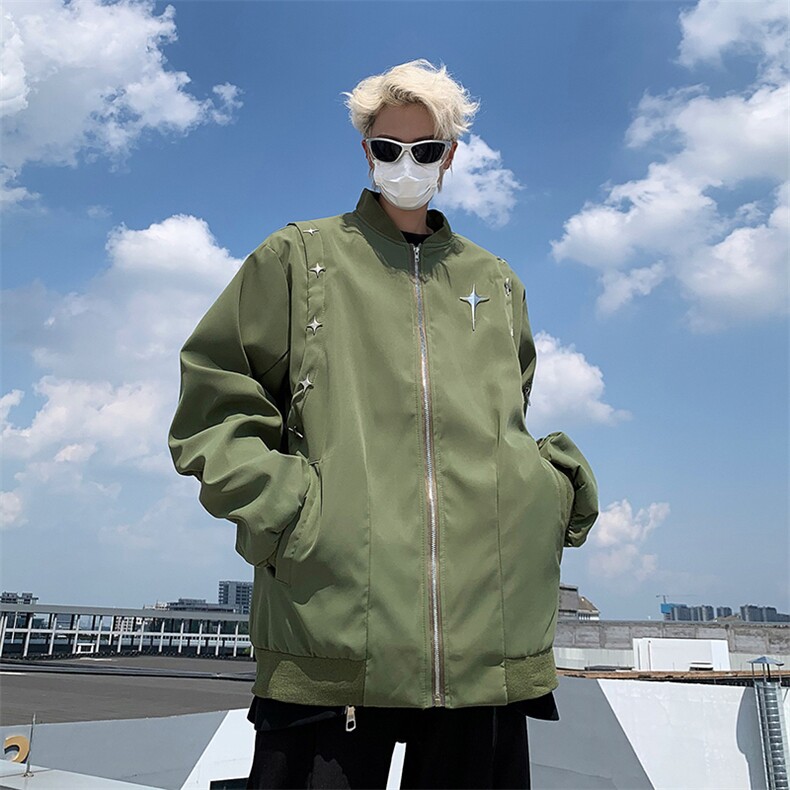 Wt170-P63美式宽松型设计感飞行员夹克，男装夹克，星座1501-1