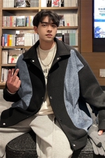 男装呢料大衣2026秋冬季新款毛呢大衣男生外套XZ514-2-F592-P135，男装毛呢大衣，星座514-2(原B239)