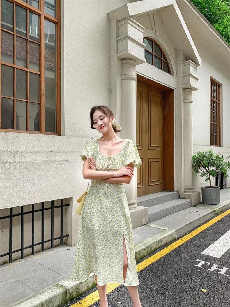 连衣裙面料柔软舒适，女装连衣裙，雅诺希