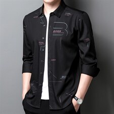 BF2312钱塘2020-2春秋款中年男士长袖休闲简约百塔衬衫货稳P63，男装衬衫，钱塘207-2