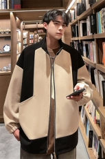 男装呢料夹克2026秋冬季新款毛呢大衣男生外套XZ514-2-F607-P115，男装夹克，星座514-2(原B239)
