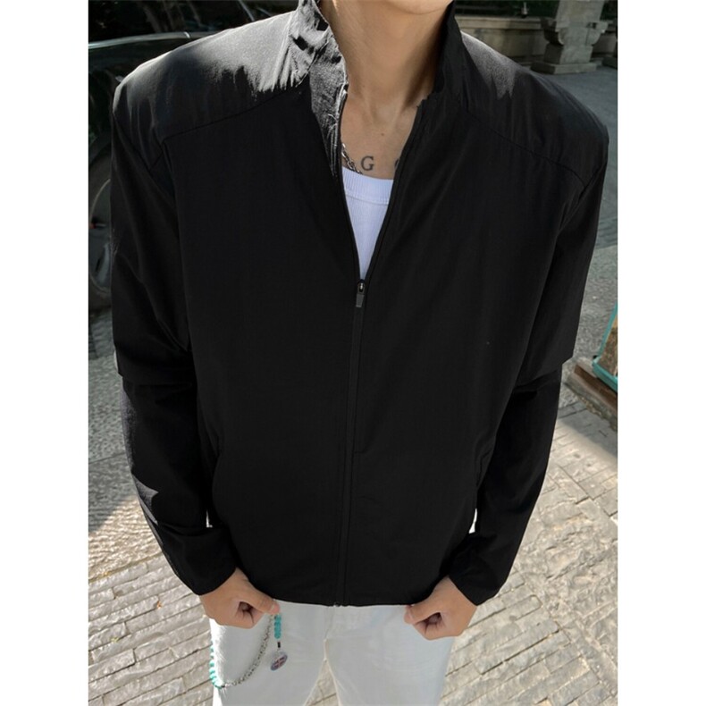 JY767-P45速干防紫外线痞帅潮流宽松夹克防晒衣,男装防晒衣,星座1501-3
