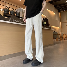 褶皱纹理感弯刀显瘦透气休闲裤A429-YK169特P24无差价，男装休闲裤，电商A429