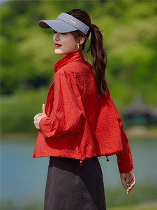现货2026夏季新款轻薄透气时尚宽松休闲莱赛尔常规夏季女士短外套图片