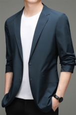 男装西服外套2023春秋季新款爸爸装上衣中青年男士休闲纯色外套，男装西服，电商B212（原钱塘6029）