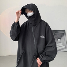 8XL-M特大码春季Cityboy宽松冲锋衣夹克男女上衣外套男JK1310P85，男装夹克，电商D206-1