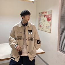 港风23春季新款hiphop炸街设计感ins潮流翻领夹克外套G721P65控88，男装夹克，电商A247