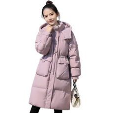 2024年冬季新款时尚潮流休闲洋气减龄长款羽绒服，女装羽绒服，超帛