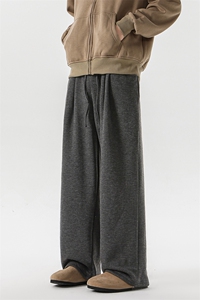 8XL-M特大码工装加绒裤男纯色宽松裤卫裤休闲基础款K995P65图片