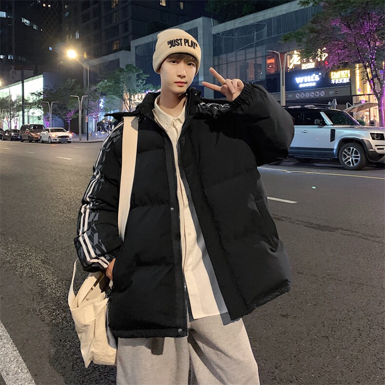 港风2026新品冬季宽松情侣装男装棉衣棉服冬装加厚外套D001-P105,男装棉衣,星座717