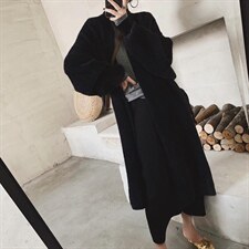 仿貂绒大衣，其它，XTZ style