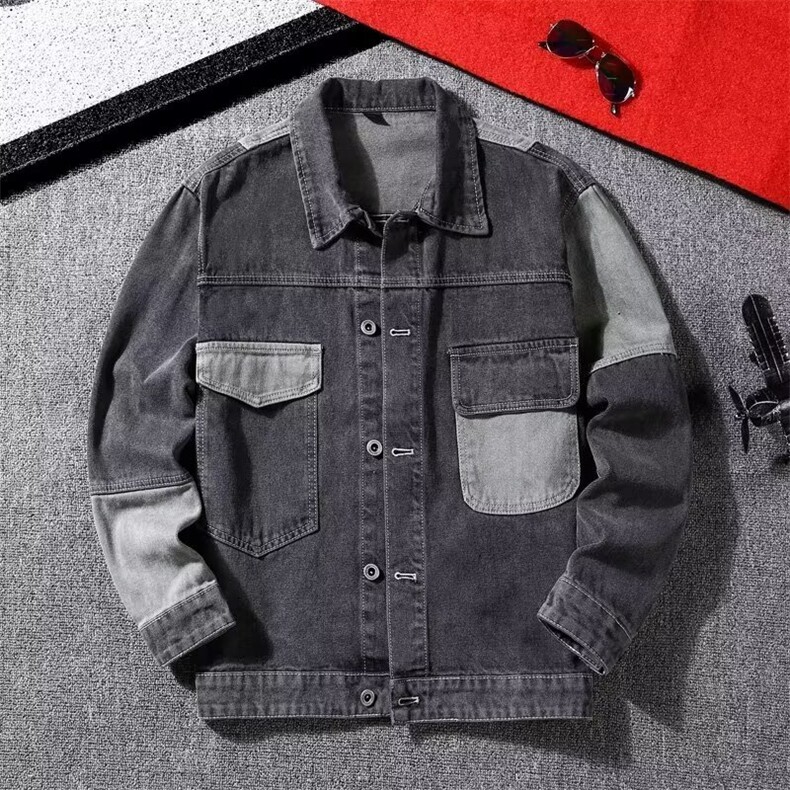 1506/QG130/P49春秋款潮牌潮流宽松大码休闲工装上衣服秋冬季夹克,男装夹克,星座1506