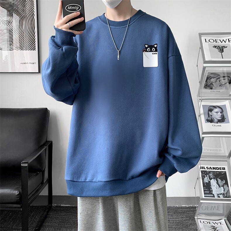 8XL圆领卫衣男超大码胖子肥佬大号长袖t恤S6397-P28,男装卫衣,电商A040