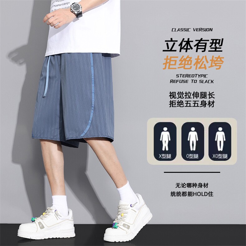 夏季工装短裤男ins潮牌休闲百搭潮流痞帅五分裤D02519-P40,男装牛仔裤,星座308B-2