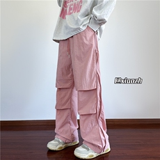 XZ616秋季侧边拉链拼接打褶冲孔防水休闲长裤TY1029特P40控78，男装休闲裤，星座512A（原616）