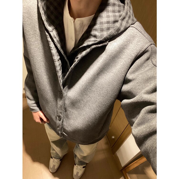 翻领毛领截短廓形宽松夹棉外套冬季女加厚飞行员夹克棉服,男装夹克,星座218-8