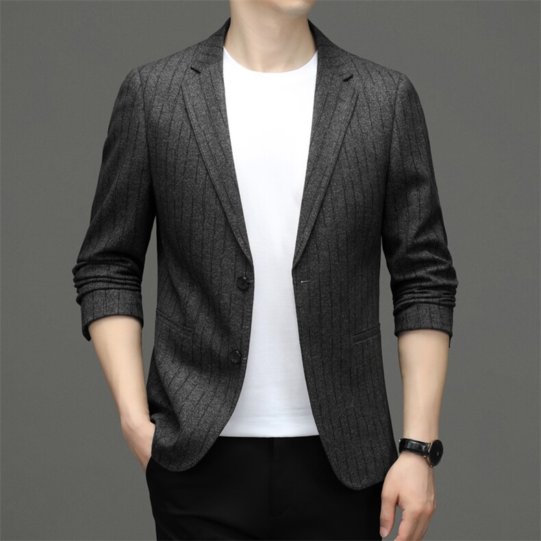 M3391-1钱塘2020-2秋季时尚潮流休闲百搭男士修身西装外套P142图片