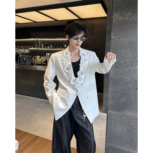 25秋冬精致花朵重工钻石礼服西装xz143-p78图片