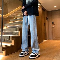 美式复古解构微喇牛仔裤D325K621P50，男装牛仔裤，电商D325