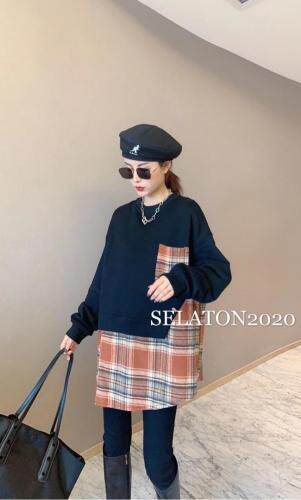 现货（加绒加厚拼接羊毛格子），女装，雪蘭桐