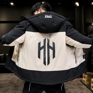 冬装男加厚棉衣连帽潮流保暖宽松外套上衣棉袄流行棉服Y9126-P75图片