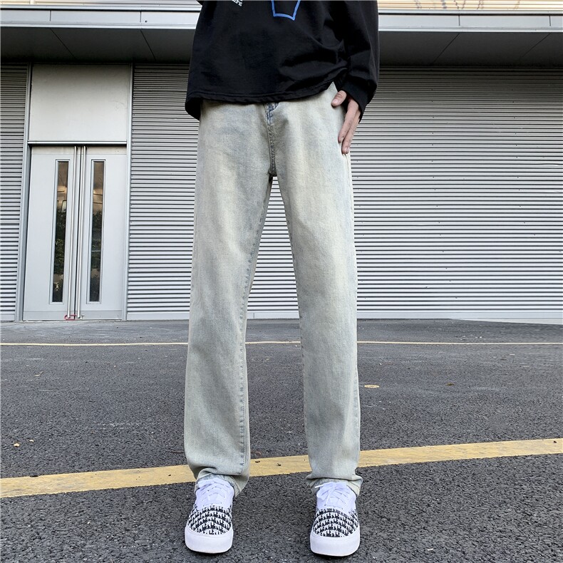 黄泥高街潮流痞帅宽松百搭牛仔裤ZK835-P60,男装牛仔裤,星座313A(原308A-2)