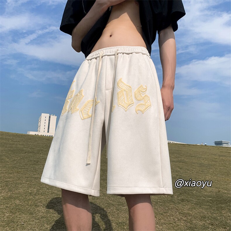 XZ616夏季新款麂皮绒发泡短裤休闲裤TY849P45控55，男装牛仔裤，星座512A（原616）