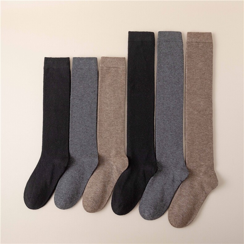 2025年秋季新款百搭女士保暖小腿+过膝袜，袜子，锦驼羊绒
