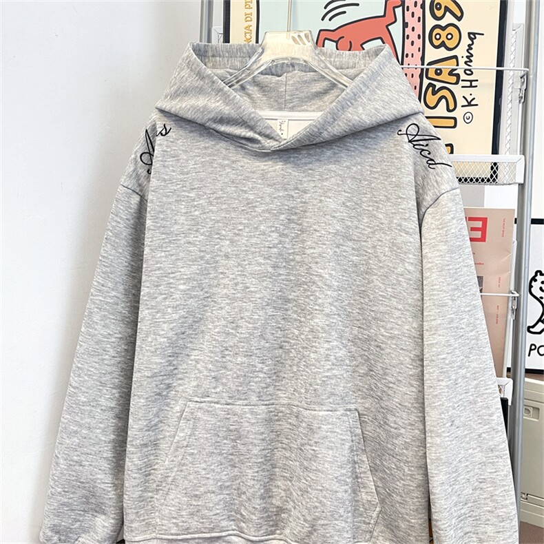 美式重磅Cleanfit复古连帽卫衣男女宽松休闲上衣帽衫WY0237-P48,男装卫衣,星座308B-2