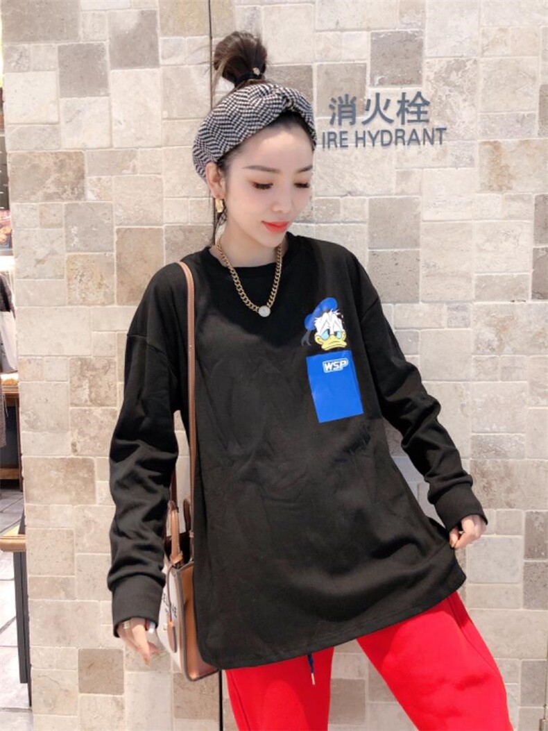 春款上新唐老鸭T，女装，一杭