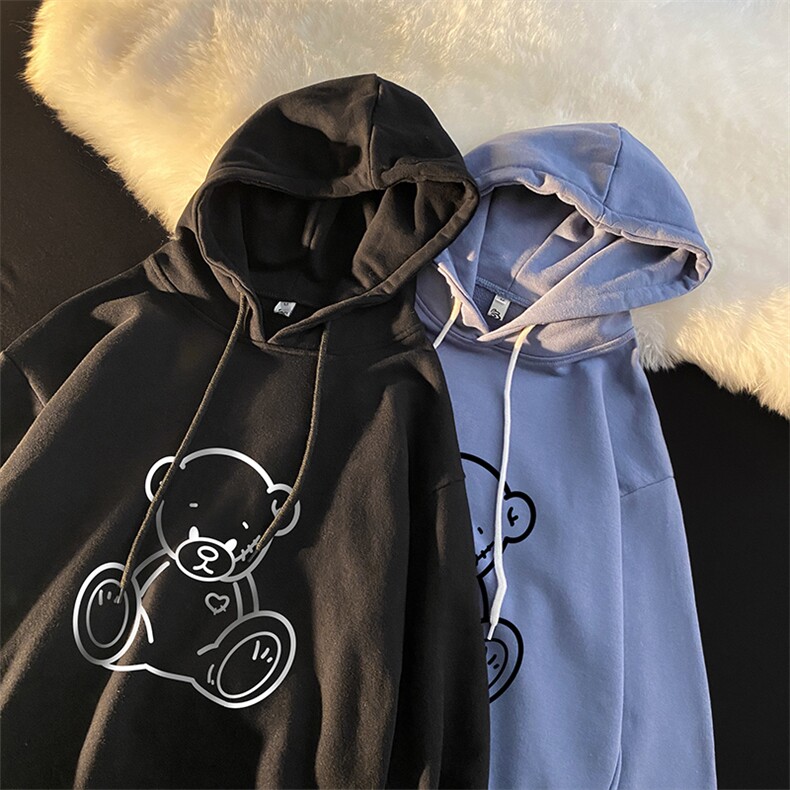 WY2174-P35加绒款-P40纯棉连帽卫衣男大码运动帽衫宽松薄外套男,男装卫衣,电商A040