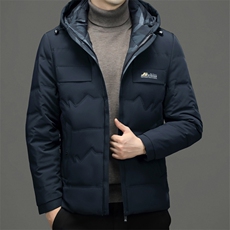 BNA2182钱塘2020-2冬季厚款新款时尚休闲百搭中年男士羽绒服P280，男装羽绒服，钱塘207-2