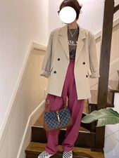 现货春款定制颜色经典双排扣西装，女装西装，单井 Single Well