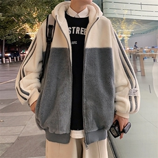 2023冬款潮加绒宽松棉衣羊羔绒保暖连帽外套男女921-P110控价158，男装棉衣，电商A441-1
